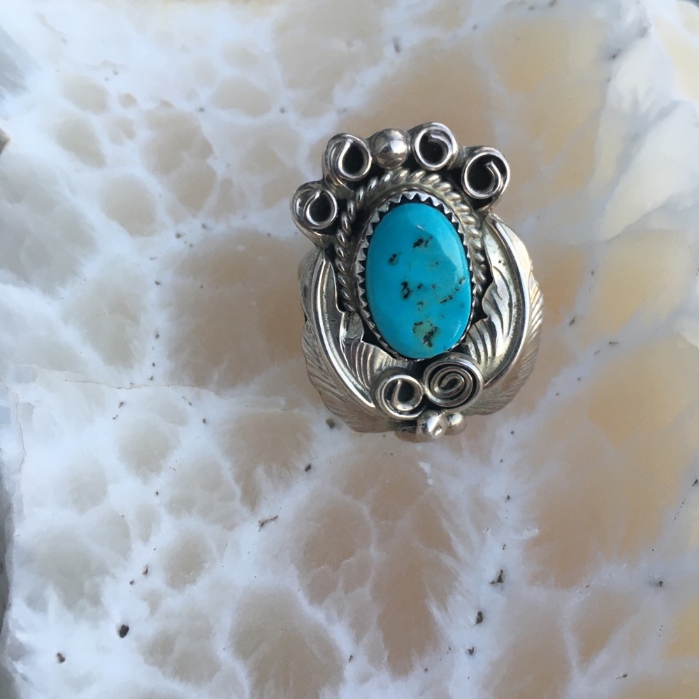 Genuine Turquoise Navajo ring